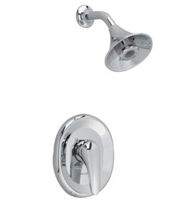 American Standard T480.507.002 Seva Shower Only Trim Kit With Flowise Watersaving Showerhead Turbine Spray - Chrome