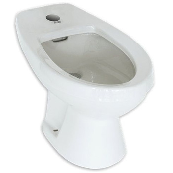 American Standard 5023.111.020 Cadet Cadet Bidet Fixture for Deck Mounted Bidet Faucet - White