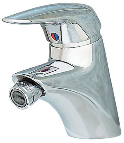 American Standard 2000.011.295 Ceramix Single Control Bidet Fitting - Satin Nickel (Pictured in Chrome)