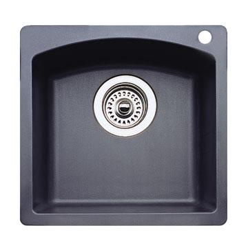 Blanco 440204 Diamond Silgranit II Bar Sink Dual Mount - Anthracite