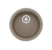 Blanco 517699 Rondo Round Drop-In Silgranit Bar Sink - Truffle