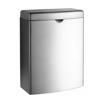 Bobrick B-270 Contura Series Surface-Mounted Sanitary Napkin Disposal - Satin