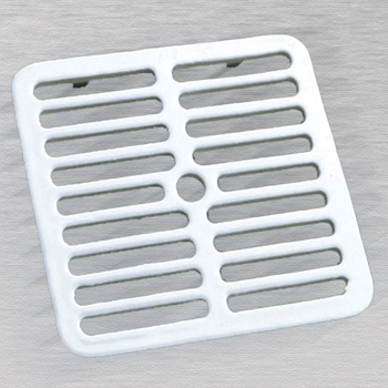 CECO 900 Floor Sink Full Top Grate - White