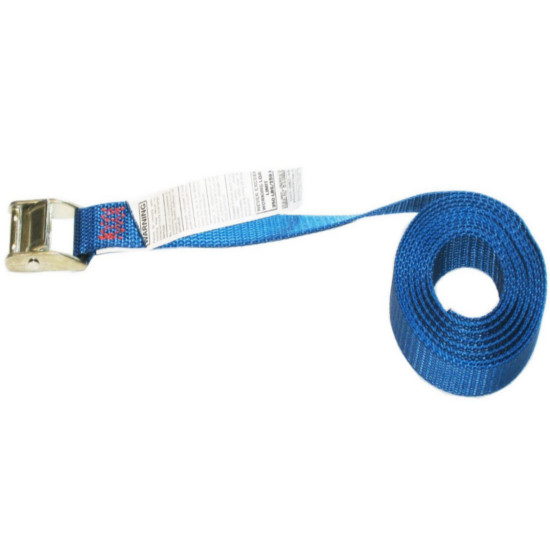 Rack-Strap CS1-B10NH Polyester Webbing Cinch Strap with Zinc-Diecast Rust Proof Buckle - Blue