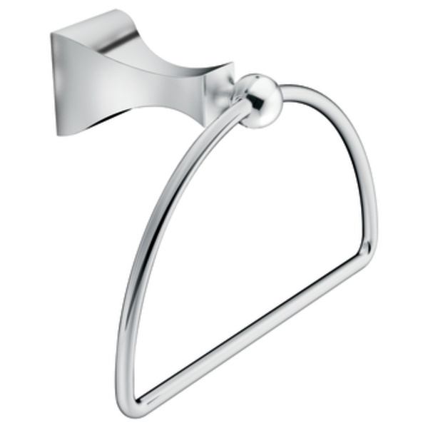 Moen DN8386CH Creative Specialties Retreat Towel Ring - Chrome