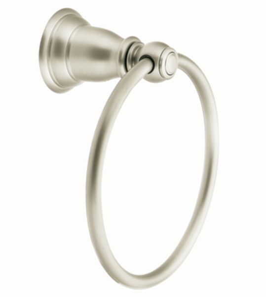 Moen YB5486BN Creative Specialties Kingsley Towel Ring - Brushed Nickel