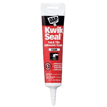 DAP 18008 Kwikseal Tub & Tile Caulk - Clear