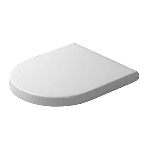 Duravit 0063890000 Starck 3 Round Toilet Seat and Cover - Alpine White