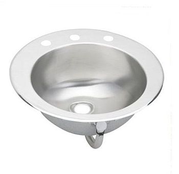 Elkay LLVR1916 Asana (Lustertone) Stainless Steel Single Bowl Top Mount Sink - No Holes