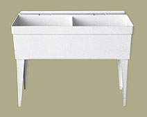 FMD Florestone Model FMD Utility Sink - White