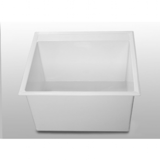 Fiat DL1 Molded Stone Laundry Tub - White