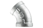 Galvanized 45 Elbow