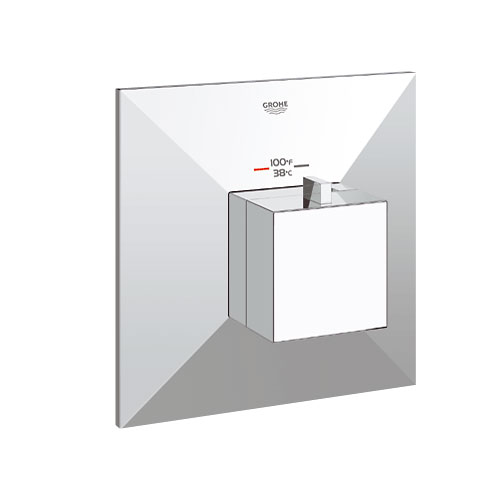 Grohe 19795 000 Allure Brilliant Custom Shower Thermostatic Trim with Control Module - Chrome