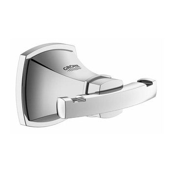 Grohe 40631000 Grandera Double Robe Hook - Chrome