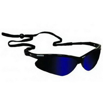 Jones Stephens G30013 Nemesis Mirror Safety Glasses - Blue