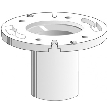 Bru-Co 3 inch  Street Adjustable Closet Flange