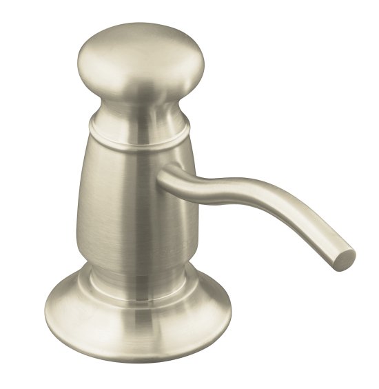 Kohler K-1894-C-BN Traditional Soap/Lotion Dispenser - Brushed Nickel