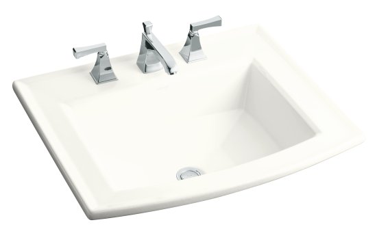 Kohler K-2356-8-0 Archer Self Rimming Lavatory Sink with 8