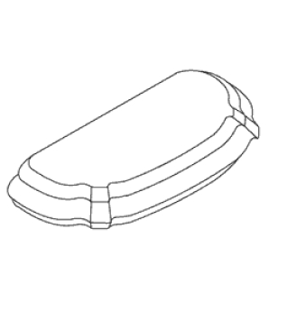 Kohler 80625-96 Tank Cover - Biscuit