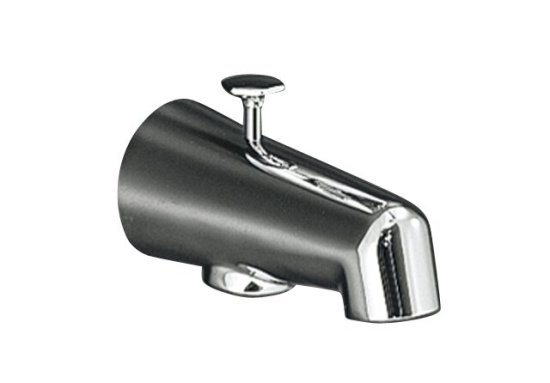 Kohler K-6855-PB Standard Diverter Bath Spout - Polished Brass (Pictured in Polished Chrome)