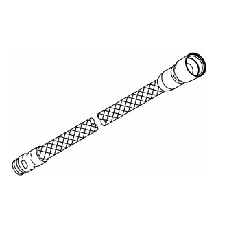 Kohler 1056336-CP Hose Kit, Braided Spray, Quick-Connect - Chrome