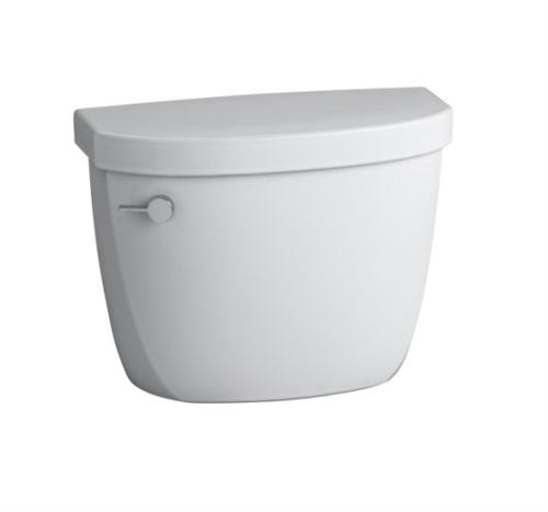 Kohler K-4418-7 Cimarron 1.6 gpf Toilet Tank with Class Five Flushing Technology - Black (Pictured in White)