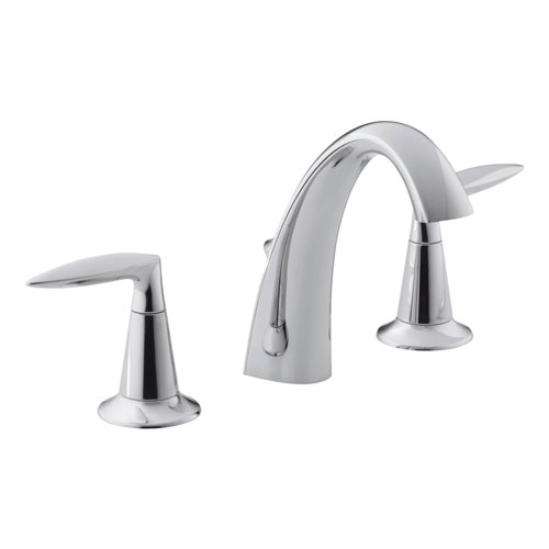 Kohler K-45102-4-CP Alteo Widespread Lavatory Faucet - Chrome