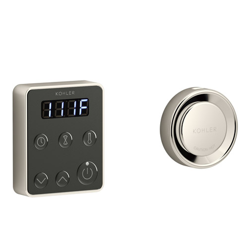 Kohler K-5557-SN Invigoration Series Steam Generator Control Kit - Vibrant Polished Nickel