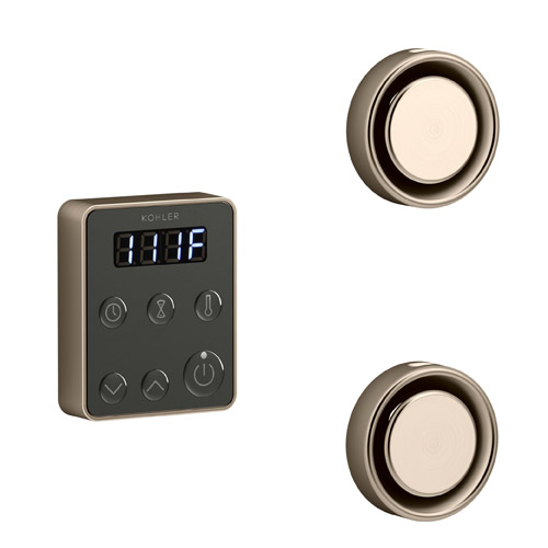 Kohler K-5558-BV Invigoration Series Tandem Steam Generator Control Kit - Vibrant Brushed Bronze