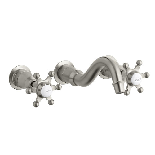 Kohler K-T154-3-BN Wall Mount Lavatory Faucet Trim Only - Brushed Nickel