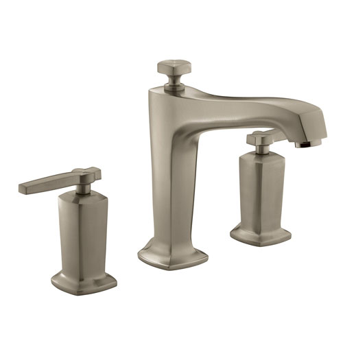 Kohler K-T16237-4-BV Margaux Two Handle Roman Tub Faucet Trim - Brushed Bronze