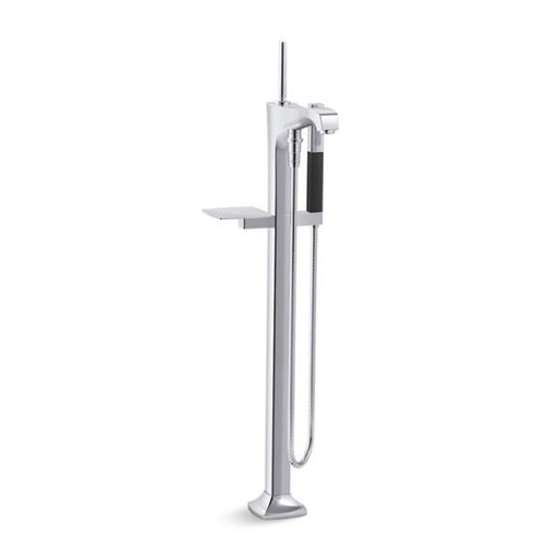 Kohler K-T97331-4-CP Margaux Floor Mount Bath Filler with Handshower - Chrome