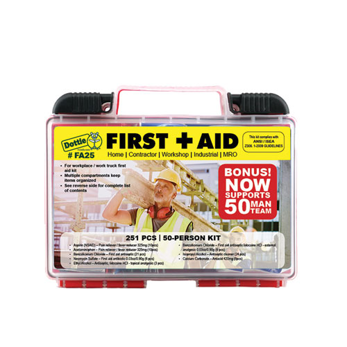 L.H. Dottie FA25 First Aid Kit-50 Person