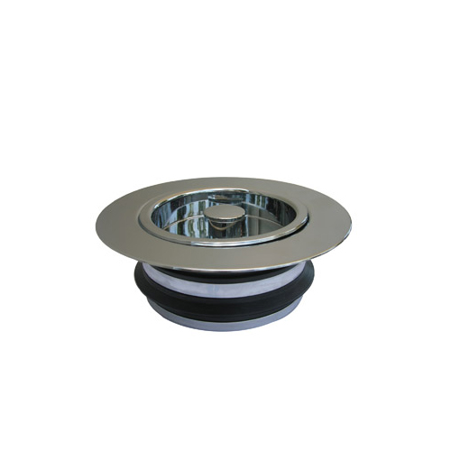 Lasco 03-1075 Universal Disposal Stopper And Flange - Chrome