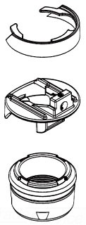 Moen 115026 Handle Adapter and Ring Shield