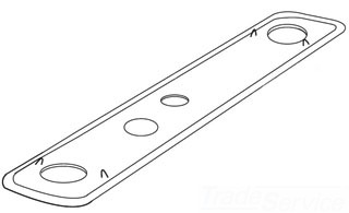 Moen 12537 Chateau Two Handle Kitchen Deck Gasket - Chrome