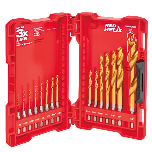 Milwaukee 48-89-4630 Kit 15 Piece TiN Shockwave Drill Kit