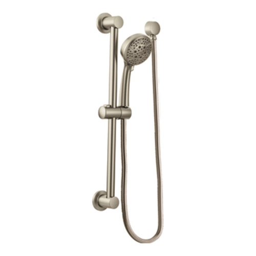 Moen 3669EPBN 4 Function Massaging Handshower with Slide Bar - Brushed Nickel