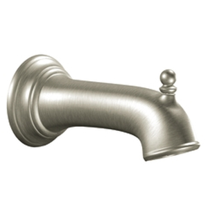 Moen 3857BN Brantford Diverter Tub Spout Brushed Nickel, Slip Fit