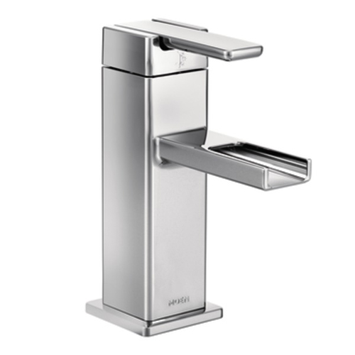 Moen S6705 90 Degree One Handle Low Arc Lavatory Faucet - Chrome