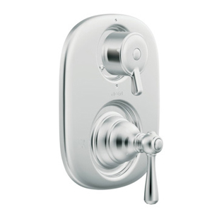 Moen T4111 Kingsley Moentrol Shower Valve with Built-in Three Function Transfer Valve Trim - Chrome