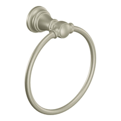 Moen YB8486BN Creative Specialties Weymouth Towel Ring - Brushed Nickel