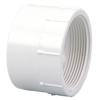 Mueller Industries 4803 4 in H x FIPT Female PVC DWV Pipe Fitting Adapter