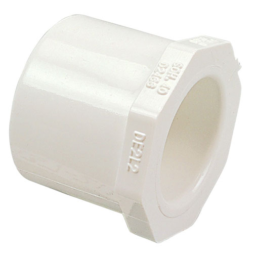 2 inch Spigot X 3/4 inch Slip Bushing PVC Schedule 40 Pressure Fittings