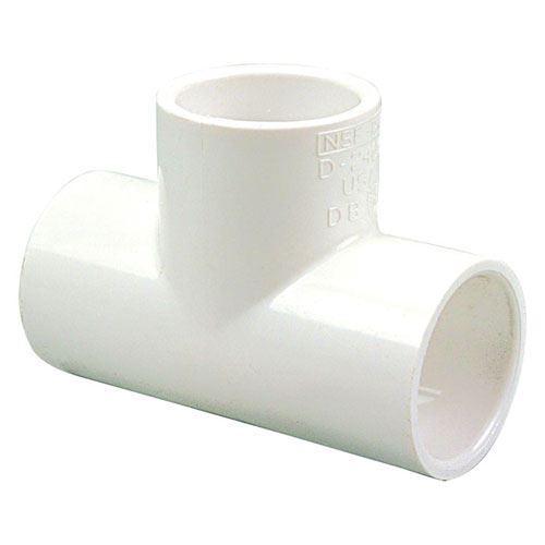 1/2 inch Slip x Slip x Slip Tee PVC Schedule 40 Pressure Fittings