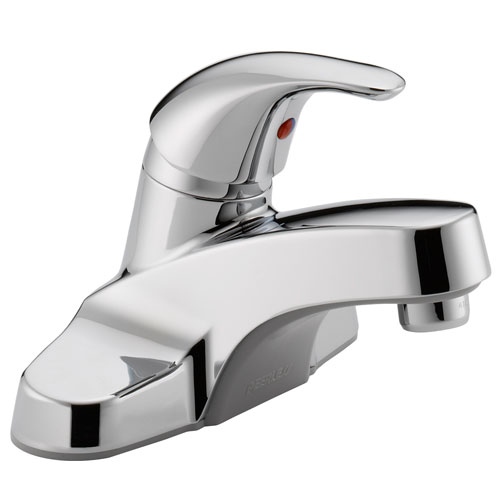 Peerless P131LF Single Lever Handle Centerset Lavatory Faucet without Pop Up Drain - Chrome