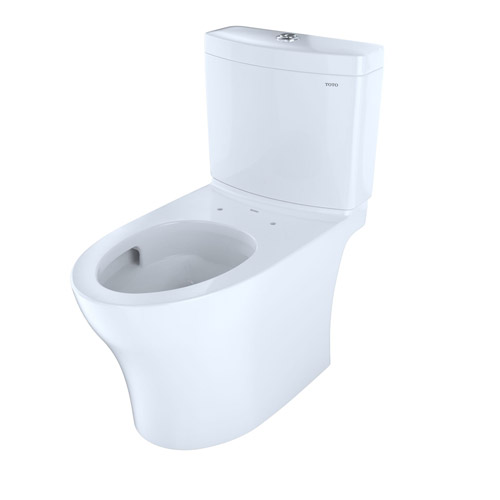 Toto CST446CEMFG#01 Aquia IV Two-Piece Elongated 1.28 GPF and 0.8 GPF Toilet - Cotton White