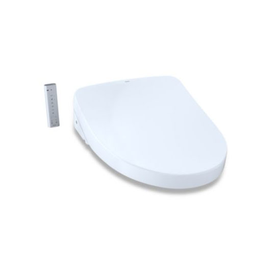 Toto SW3046#01 Washlet S500e Contemporary Elongated Bidet Toilet Seat with ewater+ - Cotton White