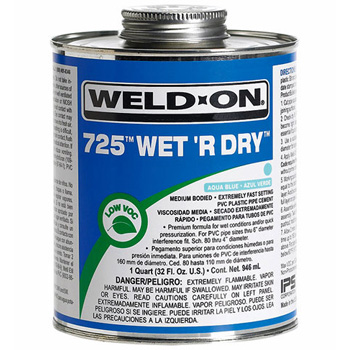 Weld-On 10165 725 Wet 'R Dry