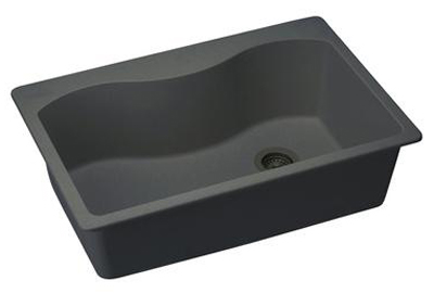 Elkay ELGS3322RBK0 Harmony E-Granite Sink - Black